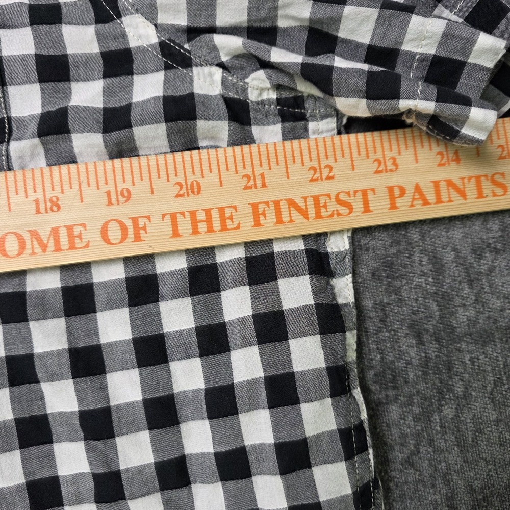 Denim & Supply Ralph Lauren Button Down Shirt Mens XL Thin Lightweight Black‎ - Picture 3 of 10